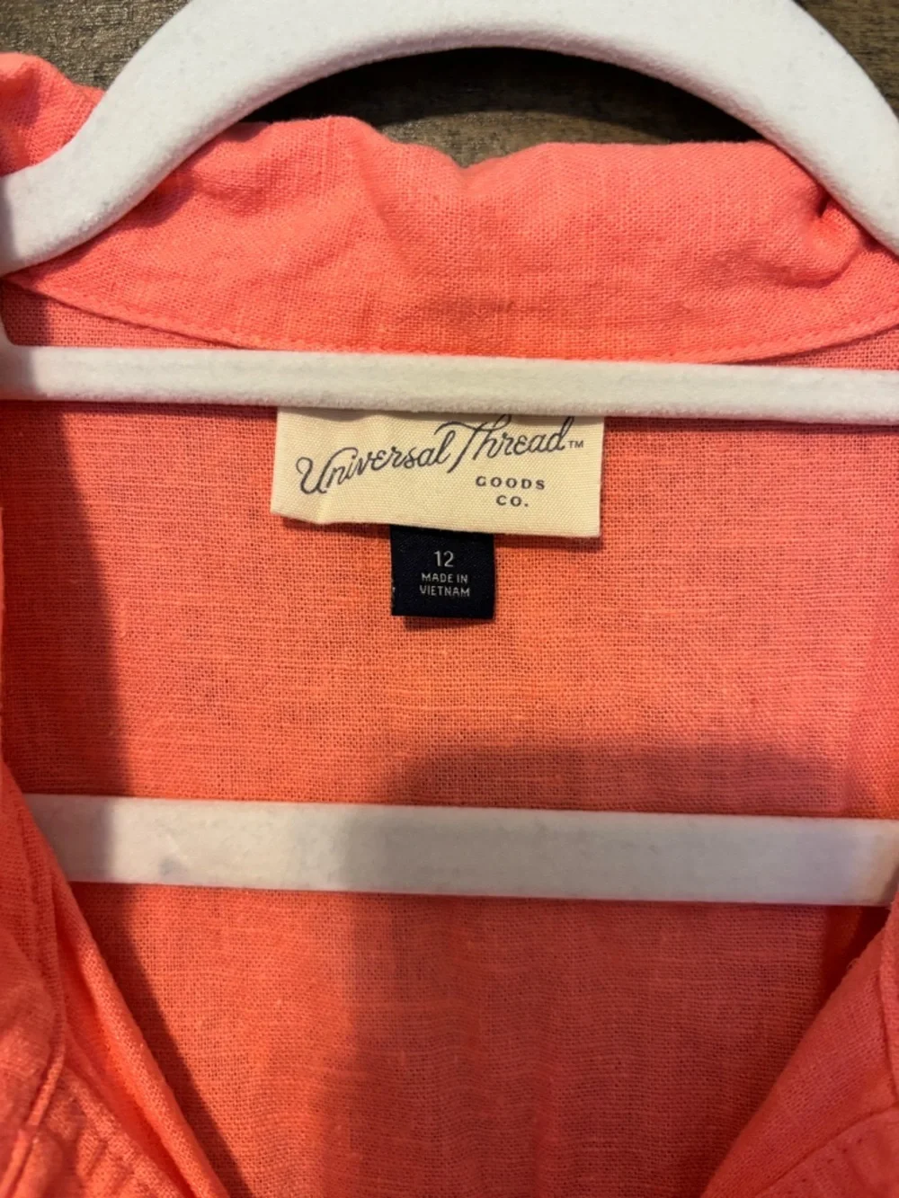 Universal Thread Coral-Peach Short Sleeve Romper/ Boiler Suit - Picture 2 of 2